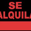 Señal se alquila 40x30cm