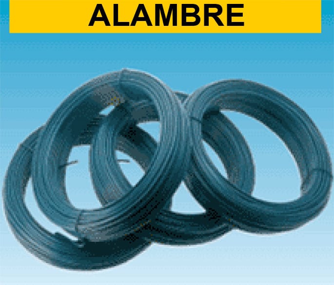 Alambre plastificado verde matassine ø2,60 100m