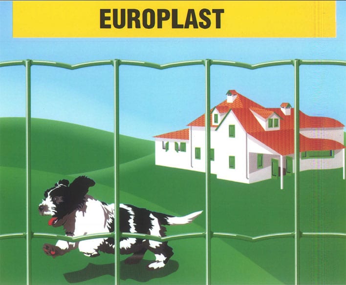 Malla elec.galvanizada pvc europlast 25x1,20m
