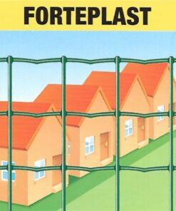 Malla elec.galvanizada revestida pvc forteplast 50x50x2,5 25x1,50m