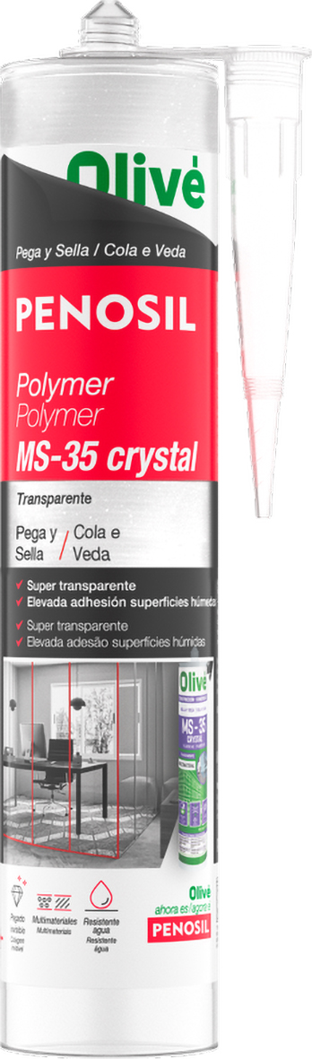 POLIMERO PEGA Y SELLA MS-35 300ML TRANS