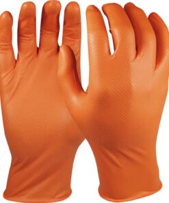JUBA Guante desechable Gripazz S Naranja (caja 50 ud)