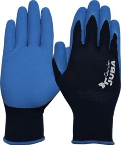 GUANTE NYLON/LATEX H255 T-09 AZUL