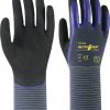 Guante nylon activgrip cj568 10 gris/azulina