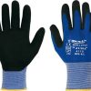 Guante nylon/nitrilo pu h4115 8 azulina/negro