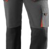 Pantalón top range 961 s negro/naranja