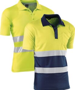 Polo alta visibilidad hv720bc/hv720 m amarillo