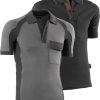 Polo flex s gris/negro