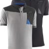POLO KASUAL ONIX 977GY GRIS/NGR T-XL