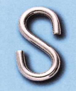Gancho "s" simetrico inox aisi316  5mm