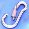 Mosqueton bombero c/v inox aisi316 9x90