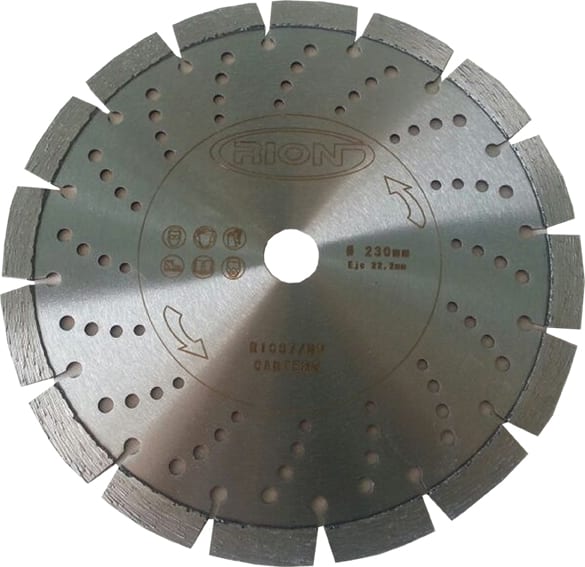 Disco cantero r1007/dp 230x3,2x22,2mm 12mm