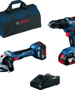 KIT GSB18V-55+GWS 18V-7+CARG+2X4,0AH+BOL