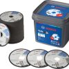 DISCO ABRASIVO 125X1,0 C.METAL CUBO100U
