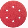 Lija disco 6 perforaciones con velcro 150mm g060 bl5