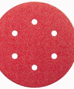Lija disco 6 perforaciones con velcro 150mm g060 bl5