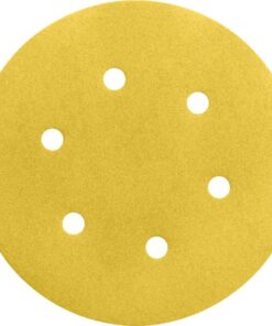 Lija disco 6 perforaciones con velcro 150mm g060 bl50