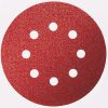 Lija disco 8 perforaciones con velcro 125mm g060 bl5