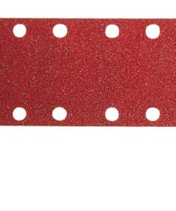 Lija rectangular 8 perforaciones con velcro 93x186mm g040 bl10