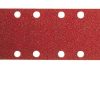 Lija rectangular 8 perforaciones con velcro 93x186mm g120 bl10