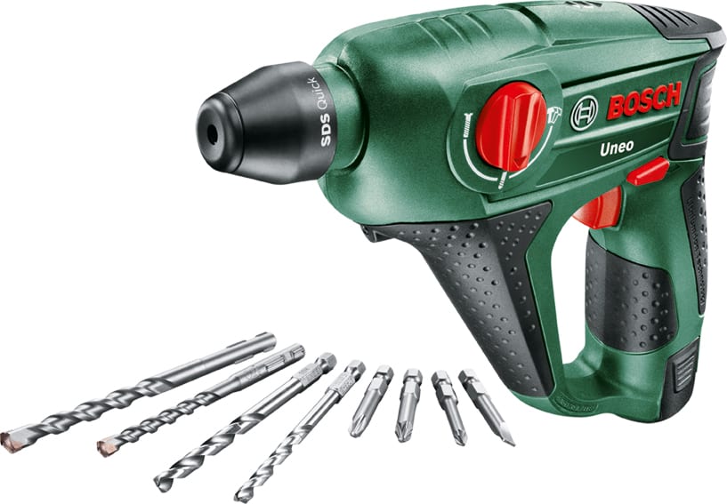 Taladro/atornillador/martillo uneo 2,0 ah 10,8v litio 2,0ah