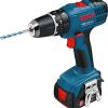 Taladro atornillador percutor gsb-14,4-2-li 14,4v litio 1,5ah