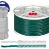 Bobina cuerda plástica forrada  5mm/25m blanco