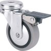RUEDA TW0161 M8 Ø 40 FREN POL GOMA GRIS