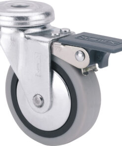 RUEDA TW0161 M8 Ø 40 FREN POL GOMA GRIS