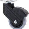 Rueda hp-pgi negro con placa superior ø50 22kg alt:84 mm