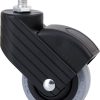 Rueda hp-pgi negro espiga roscada ø50 22kg alt:80 mm esp:8x15 mm