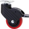 Rueda hp-ppi con placa superior y freno ø50 30kg alt:84 mm