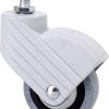 Rueda hp-pgi espiga roscada ø50 22kg alt:80 mm esp:8x15 mm