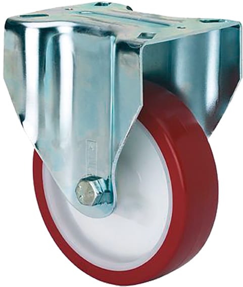 Rueda zv-pol fija ø100 150kg alt:133 mm