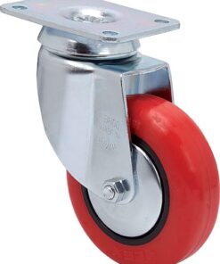 Rueda bh-ppi con placa superior ø100 80kg alt:132 mm