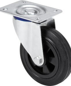 RUEDA TW0255 ø 125 POLIAMIX GOMA NEGRO