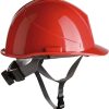 CASCO OBRA C/ROSCA+BARBUQ.80534 ROJO