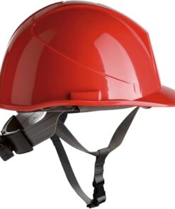 CASCO OBRA C/ROSCA+BARBUQ.80534 ROJO