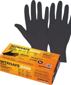 GUANTE 049N T-09 DES.NIT.NEGRO C-100