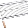 Parrilla acero inox extensible 700x400 mm