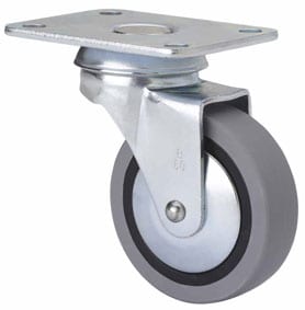 Rueda b-pgi con placa superior ø60 25kg altl:81 mm