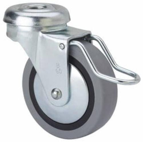 Rueda b-pgi con freno ø60 25kg alt:78 mm