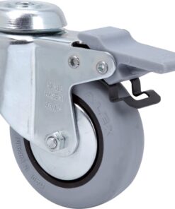 Rueda bh-pgi con freno y agujero pasante ø80 60kg alt:108 mm