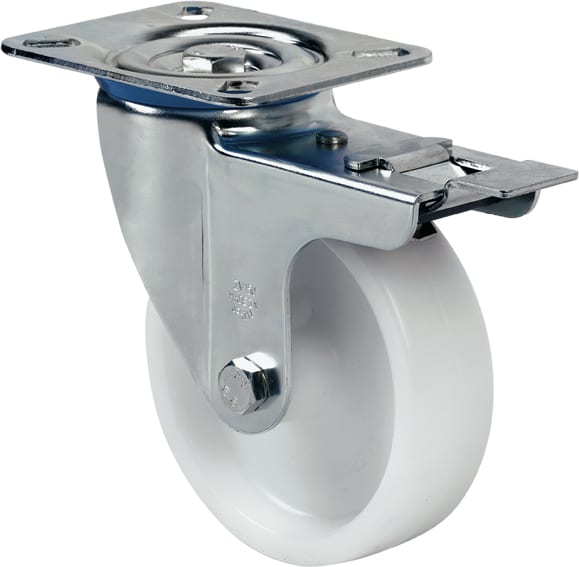 Rueda zv-ut con freno ø150 350kg alt:192 mm