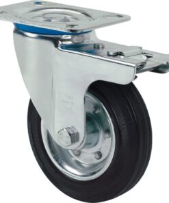 Rueda zv-bs con freno ø100 110kg altl:133 mm