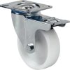 Rueda zv-ut con freno ø125 250kg alt:155 mm