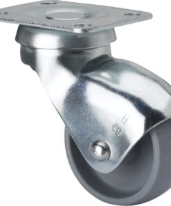 Rueda h-bp con placa superior ø30 15kg alt:49 mm