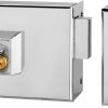 Cerradura hierro esmaltado sobreponer 1124a-124a 10 izq