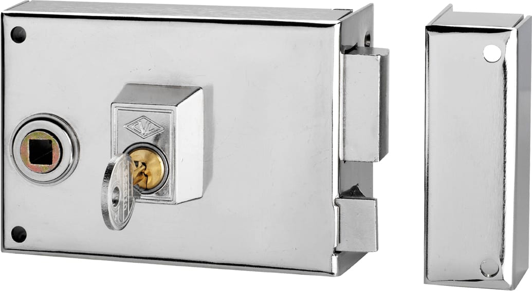 Cerradura hierro esmaltado sobreponer 1125br 14 der