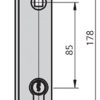 Cerradura embutir acero inox 1984t 25/6